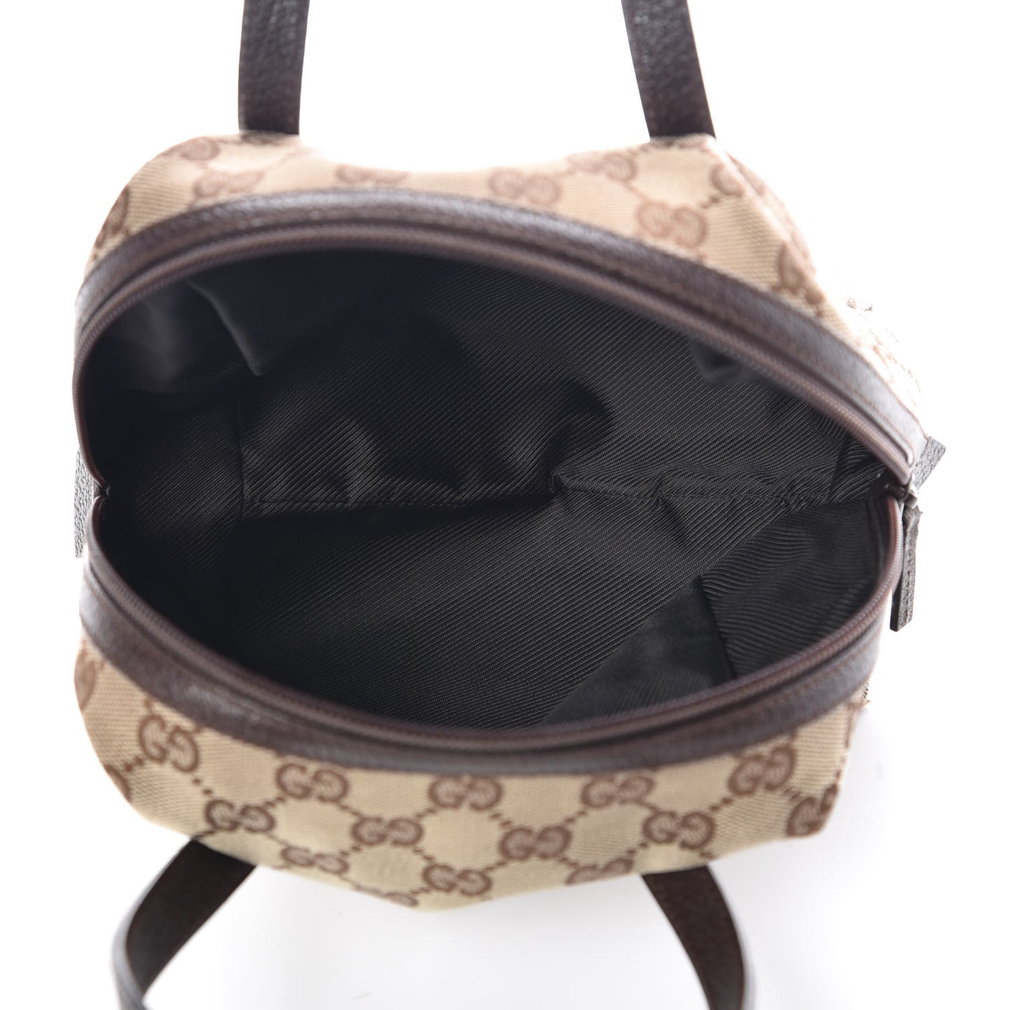 Monogram Calfskin Large Balthus Cosmetic Pouch Beige Ebony Cocoa