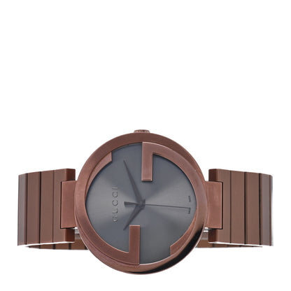 Gucci Stainless Steel 42mm Interlocking Quartz Watch Grey 2 of 5