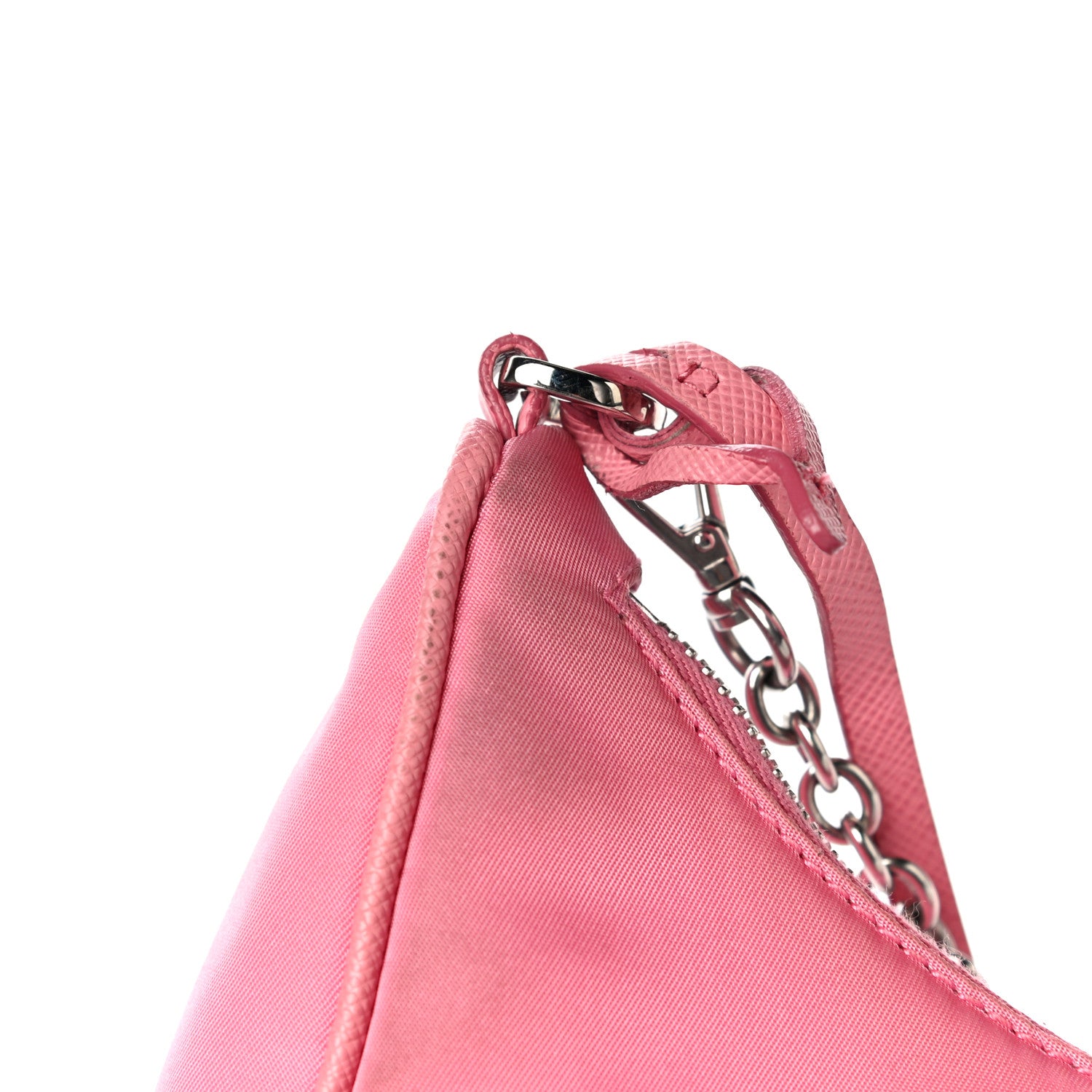 Prada Nylon Re-Edition 2005 Shoulder Bag Begonia 17 of 24