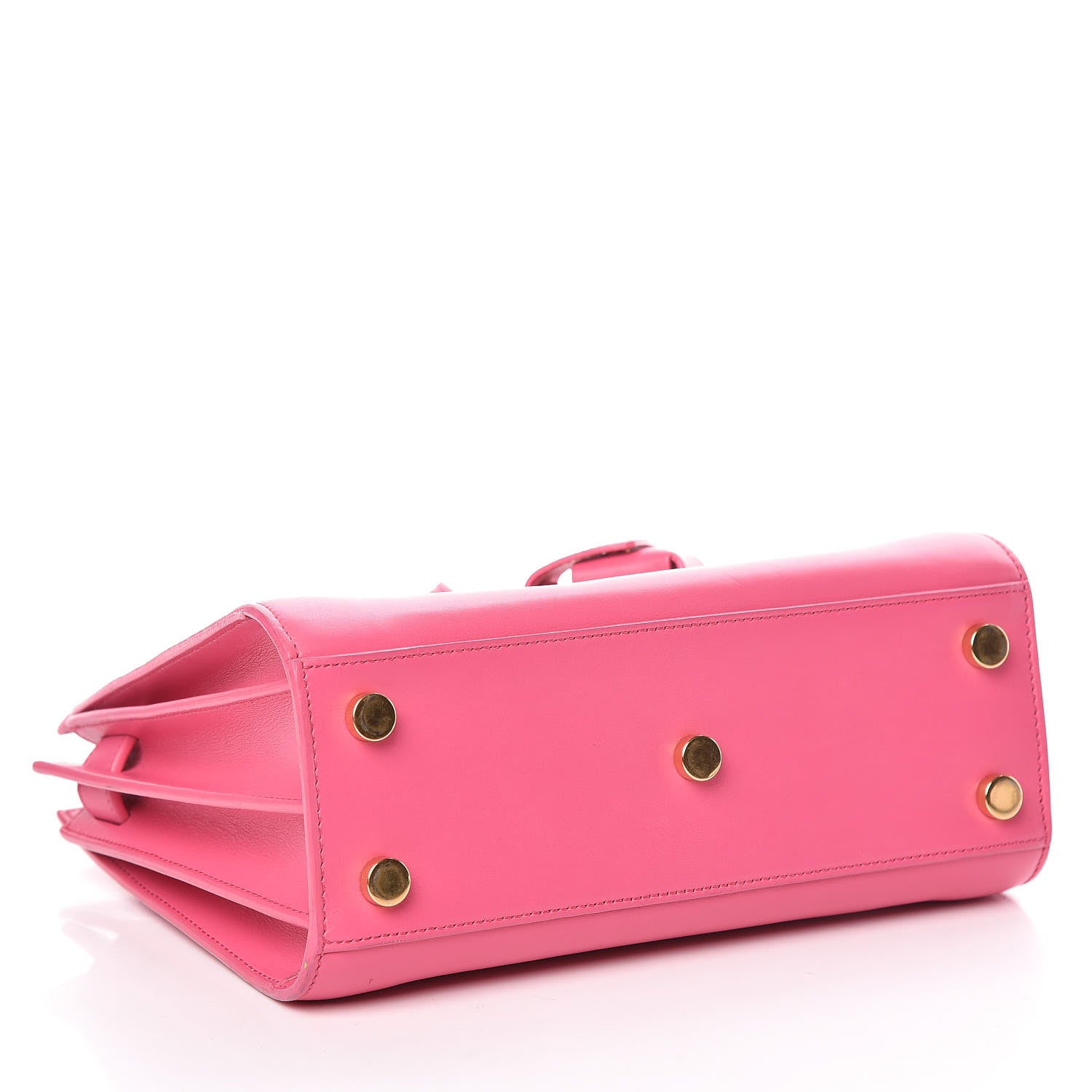 Saint Laurent Calfskin Nano Sac De Jour Lipstick Fuchsia 4 of 11