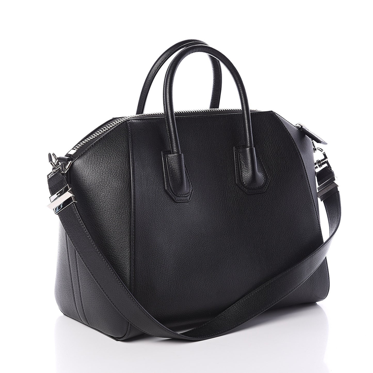 Sugar Goatskin Medium Antigona Black