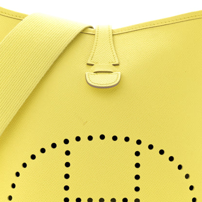 Hermes Epsom Evelyne III PM Lime 8 of 15