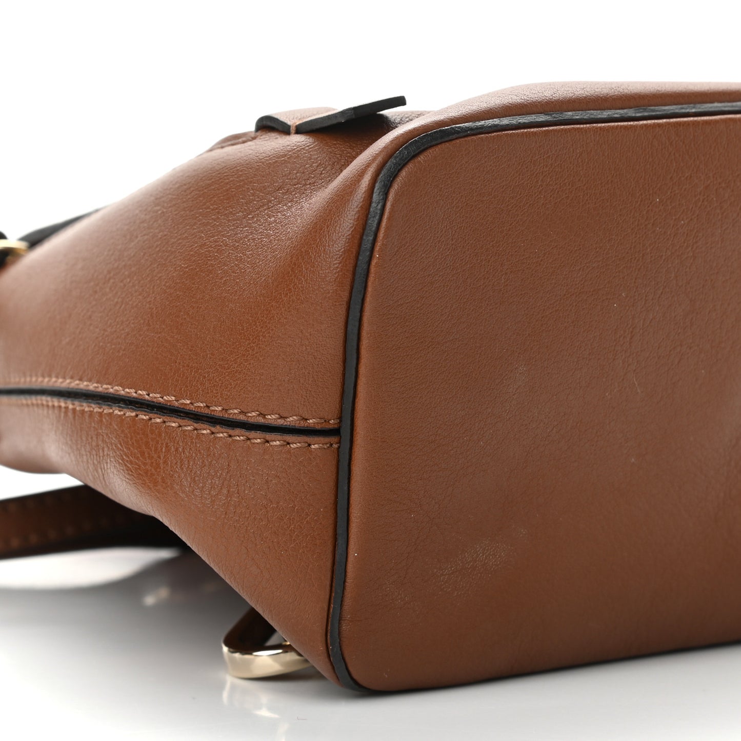 Suede Calfskin Mini Faye Backpack Tan