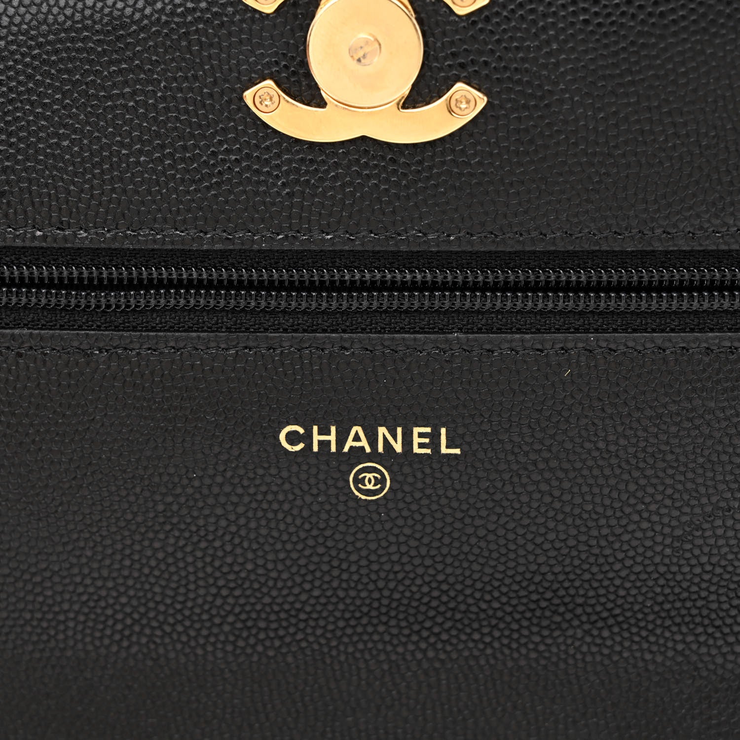 Chanel Caviar Quilted Coco First Wallet On Chain WOC Black 6 of 12