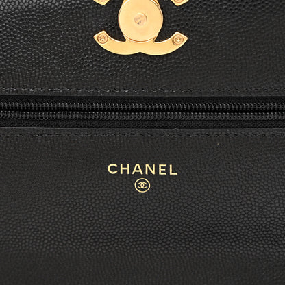 Chanel Caviar Quilted Coco First Wallet On Chain WOC Black 6 of 12