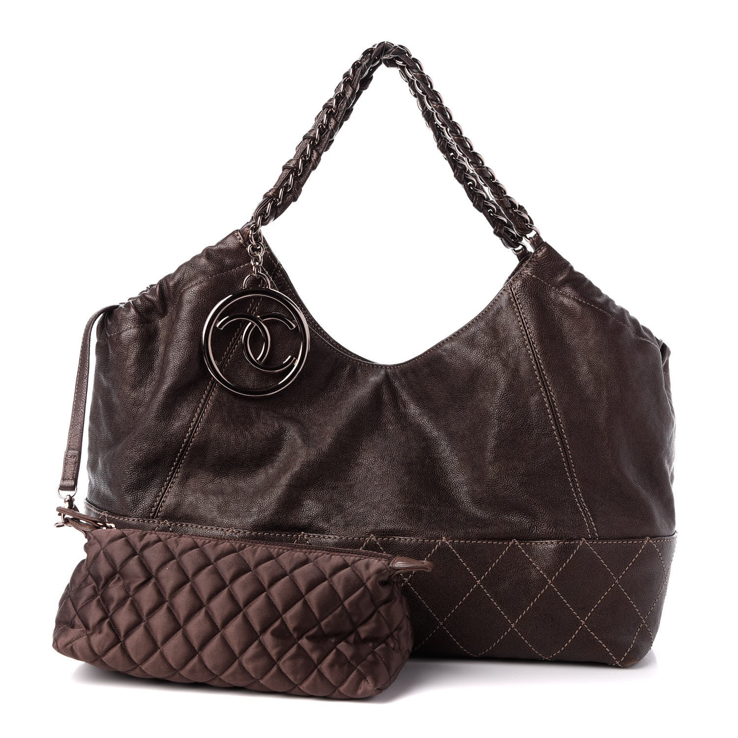 Chanel Metallic Calfskin Baby Coco Cabas Bronze 1 of 11
