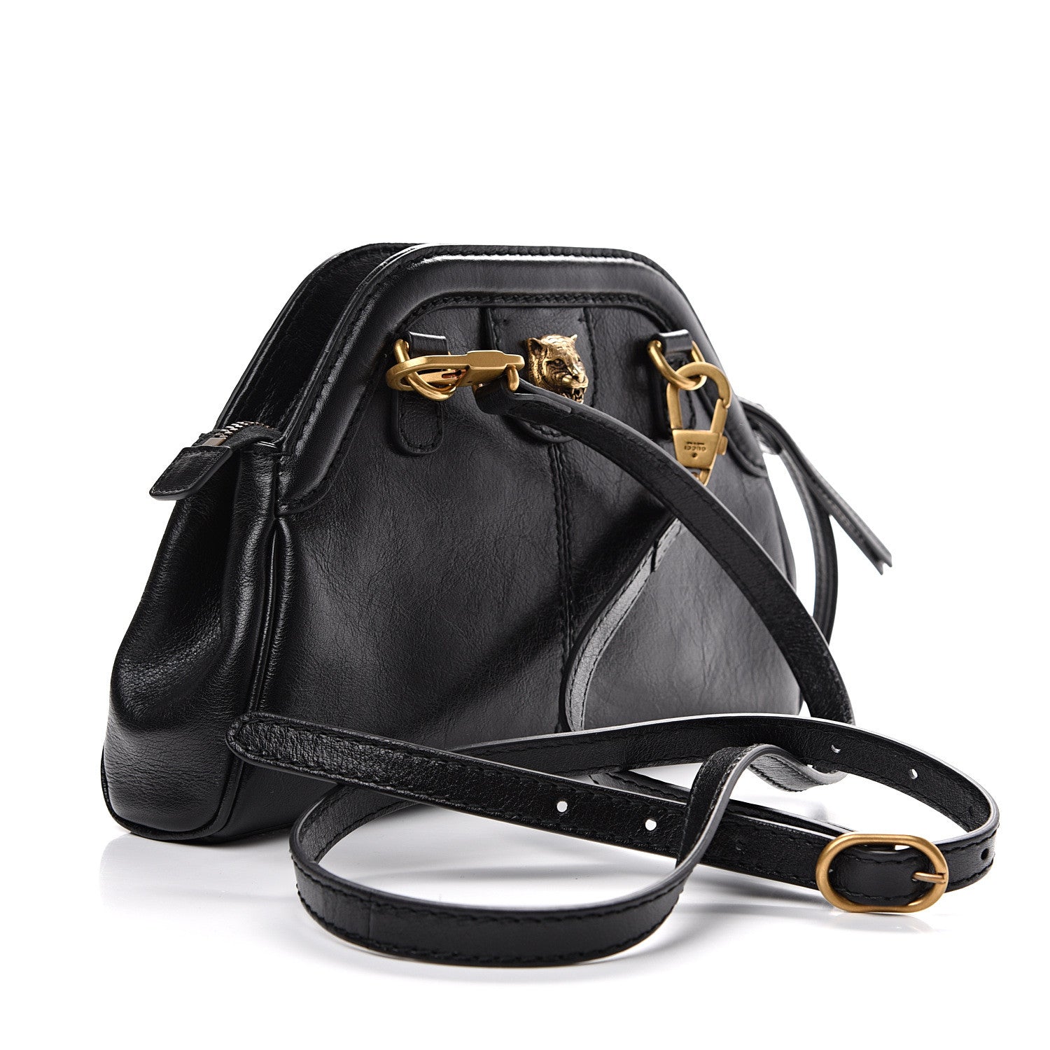 Gucci Calfskin Small Re(Belle) Crossbody Bag Black 2 of 9