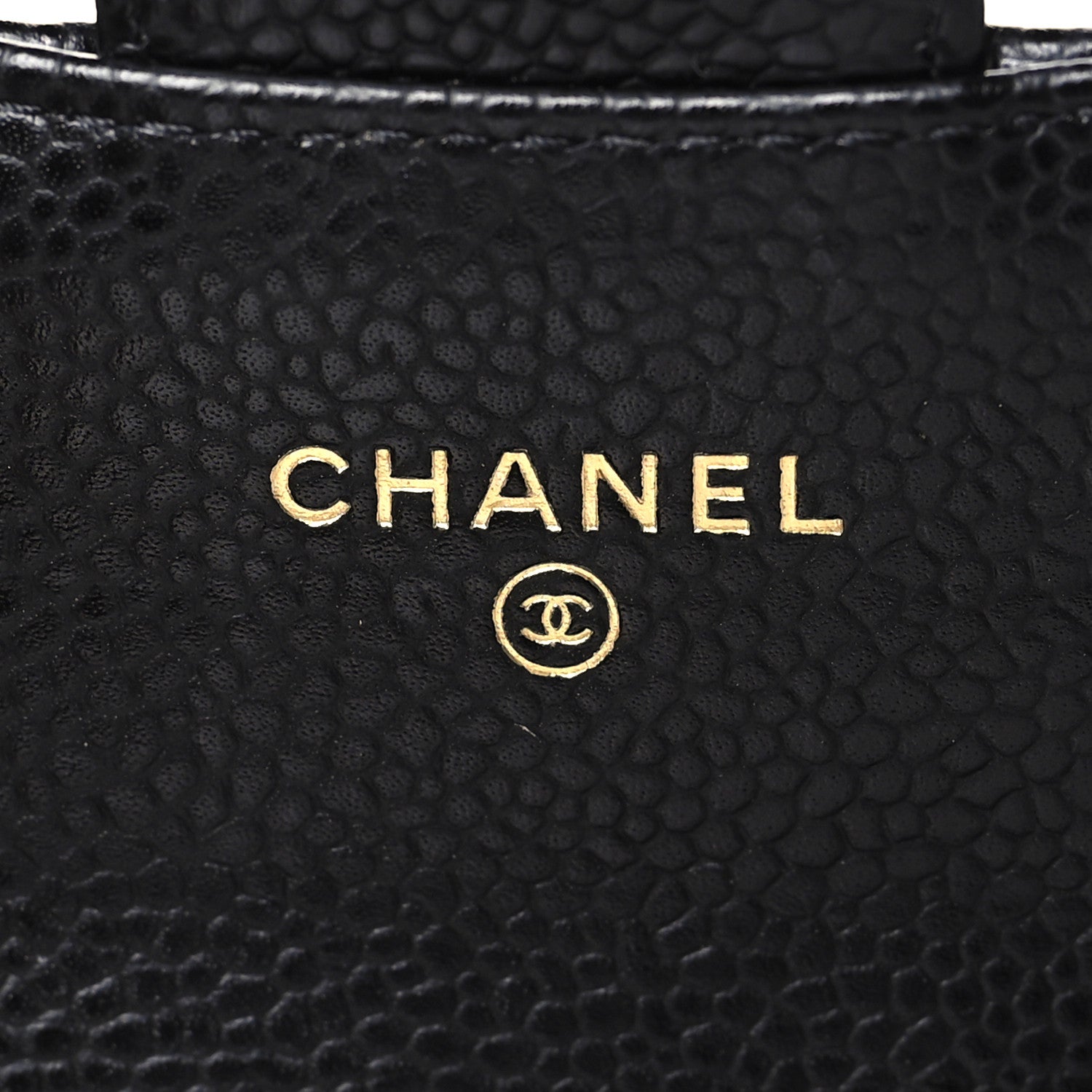 Chanel Caviar Quilted Flap Card Holder Wallet Black 6 of 9