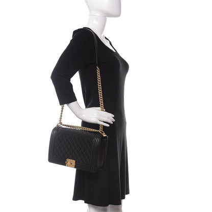 Chanel Lambskin Quilted New Medium Boy Flap Black 2 of 15