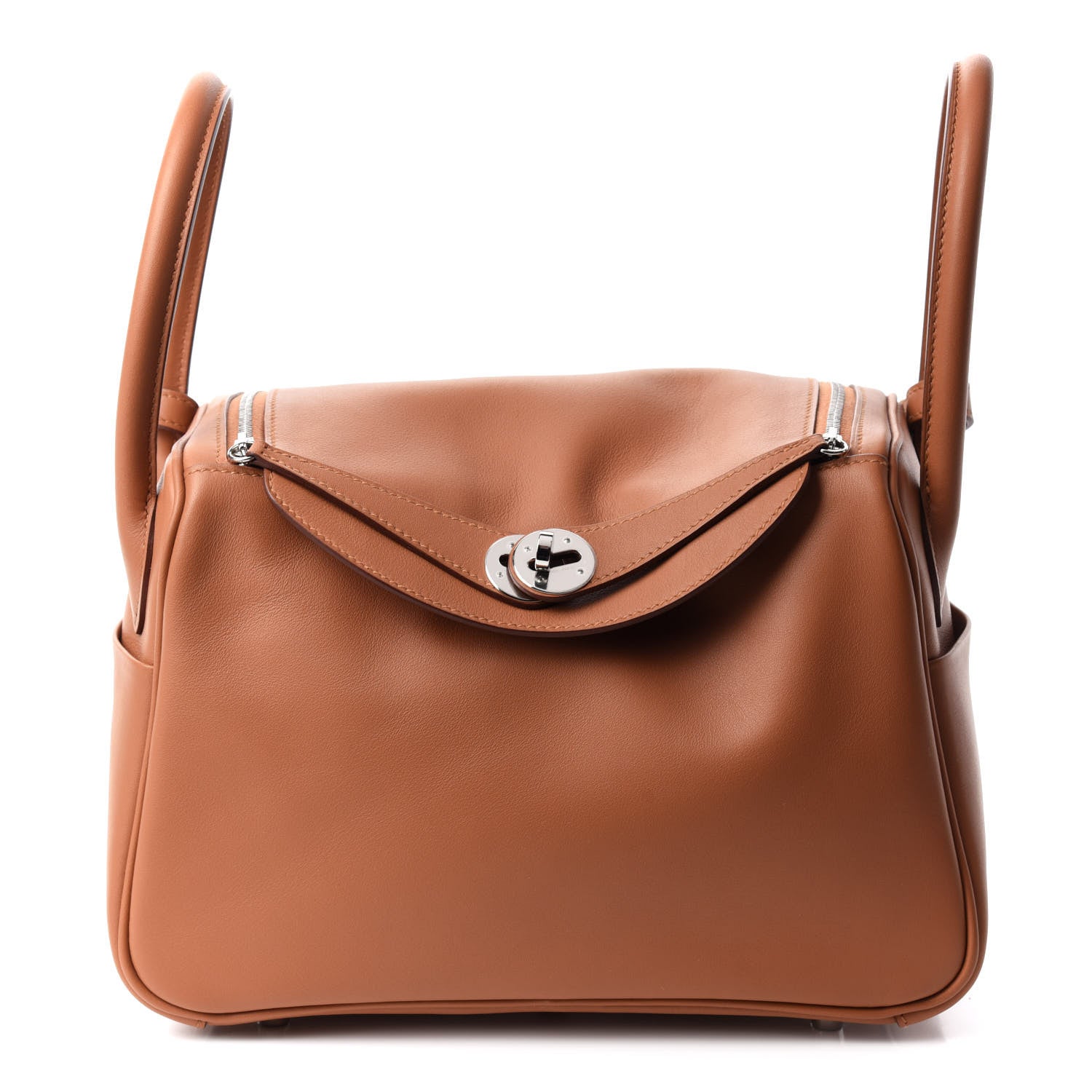 Hermes Swift Epsom Lindy 26 Tressage De Cuir Gold Bleu Du Nord 1 of 15