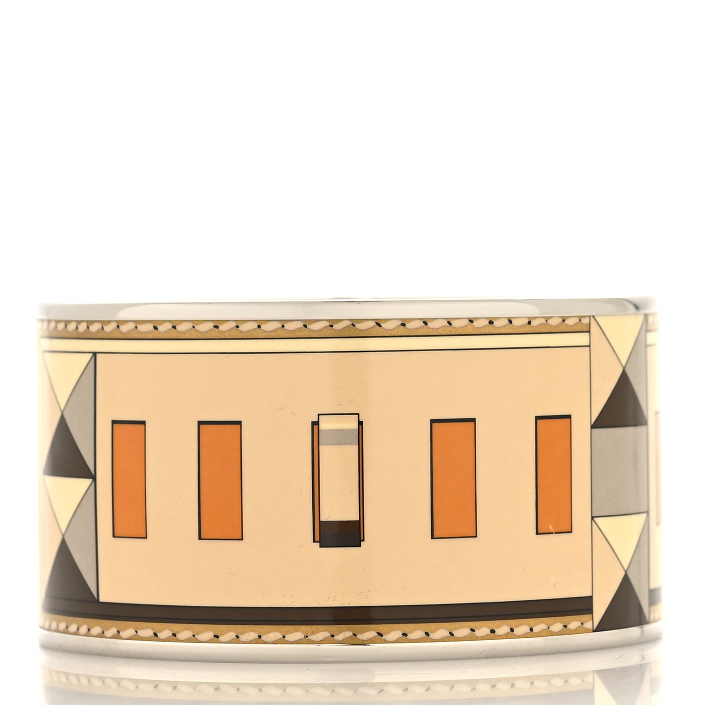 Enamel Printed Collier De Chien Extra Wide Bracelet 70