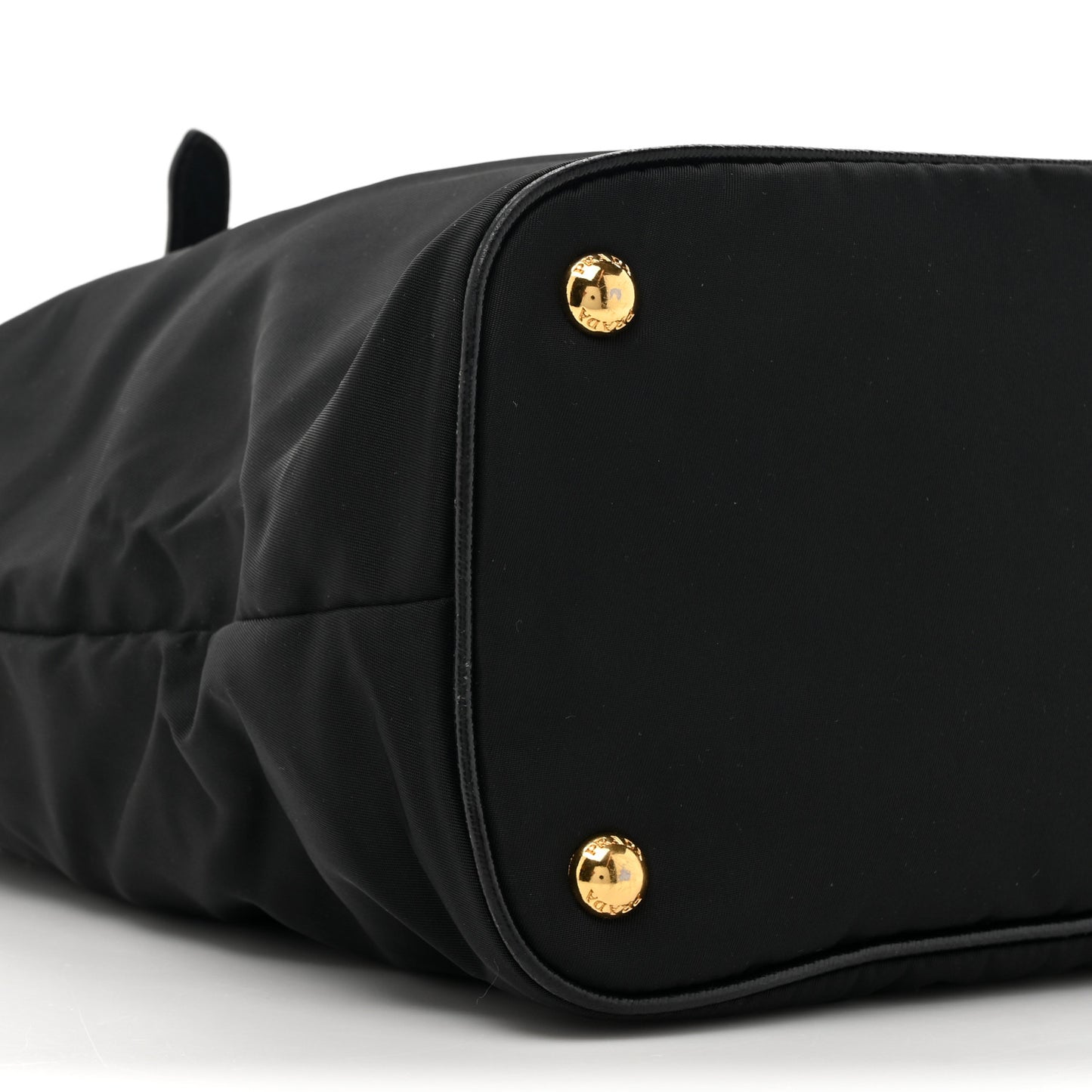 Tessuto Nylon Saffiano Tote Black