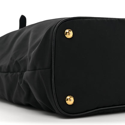 Prada Tessuto Nylon Saffiano Tote Black 9 of 11