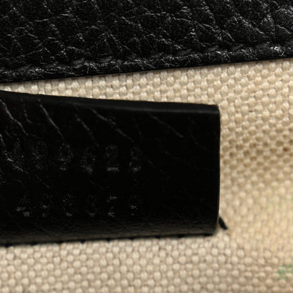 Gucci Dollar Calfskin Enamel Small Dionysus Shoulder Bag Black Electric Blue 7 of 14