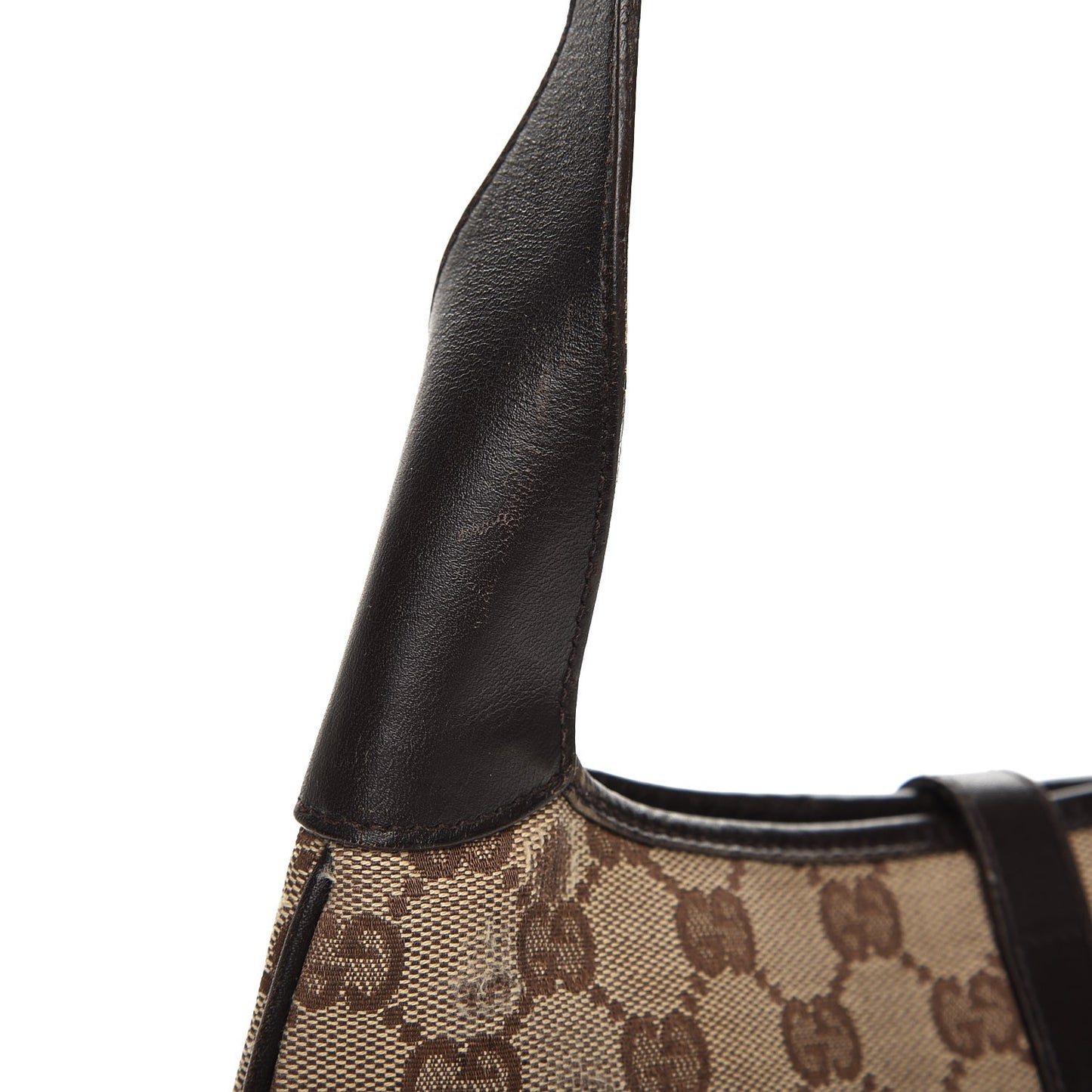 Monogram Web Small Jackie O Hobo Dark Brown