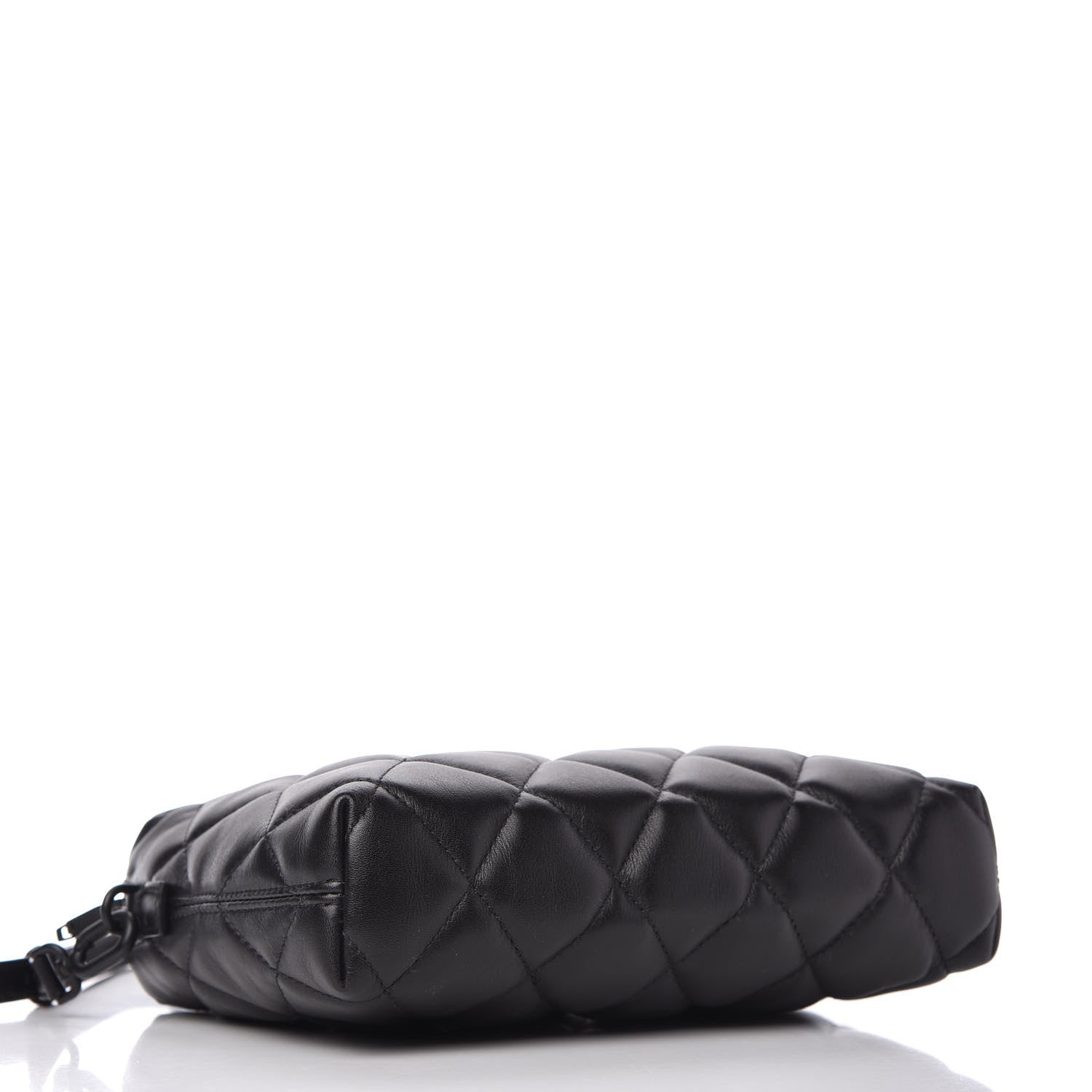 Balenciaga Nappa Calfskin Quilted Touch B Camera Shoulder Bag Black 4 of 10
