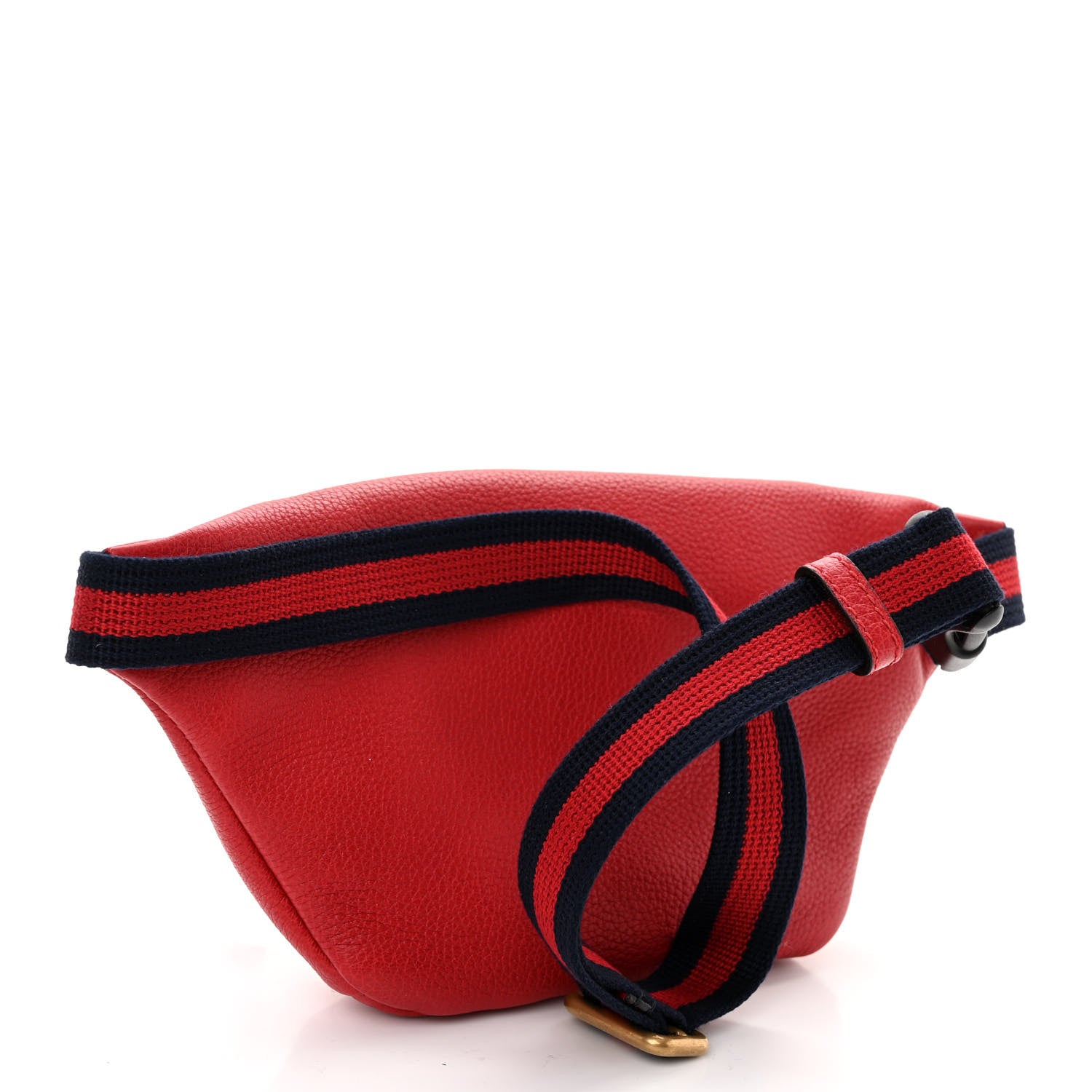Gucci Grained Calfskin Small Logo Belt Bag Hibiscus Red 3 of 10