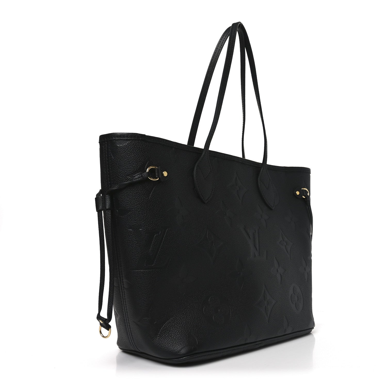 Louis Vuitton Empreinte Monogram Giant Neverfull MM Black 3 of 9