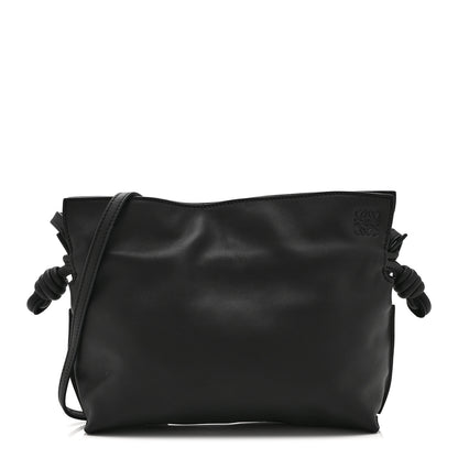 Loewe Calfskin Mini Flamenco Knot Clutch Black 1 of 10