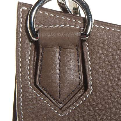 Hermes Taurillon Clemence Jypsiere 34 Etoupe 14 of 18