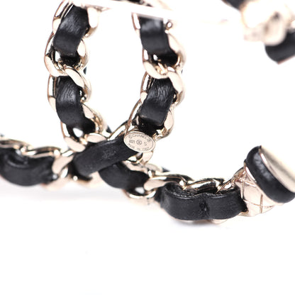 Chanel Lambskin Chain CC Brooch Black Gold 3 of 7