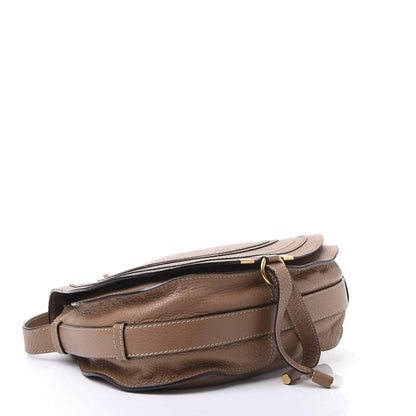 Chloe Calfskin Medium Marcie Round Crossbody Bag Nut 3 of 8