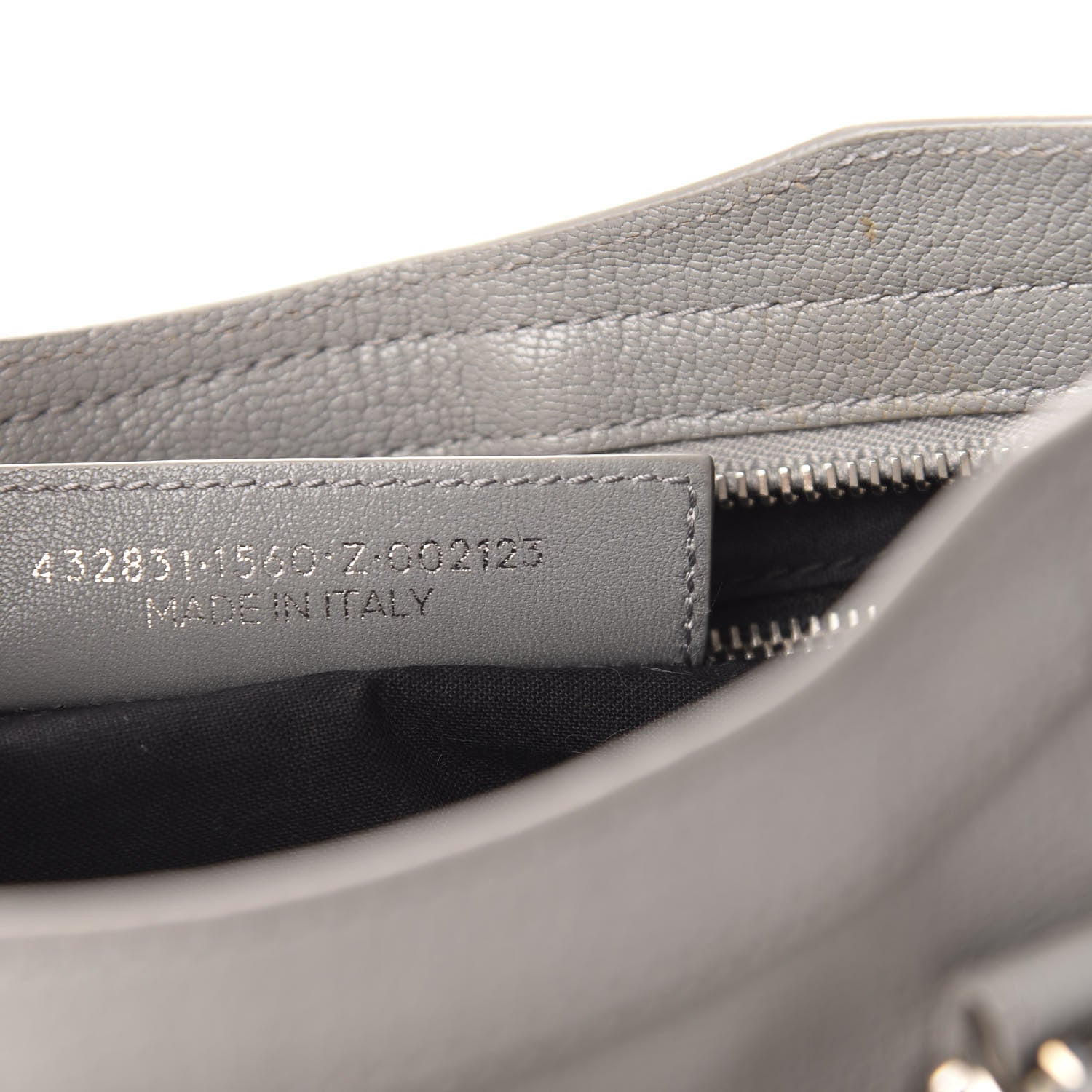 Balenciaga Chevre Silver Metallic Edge S City Gris Haussmannien 9 of 10