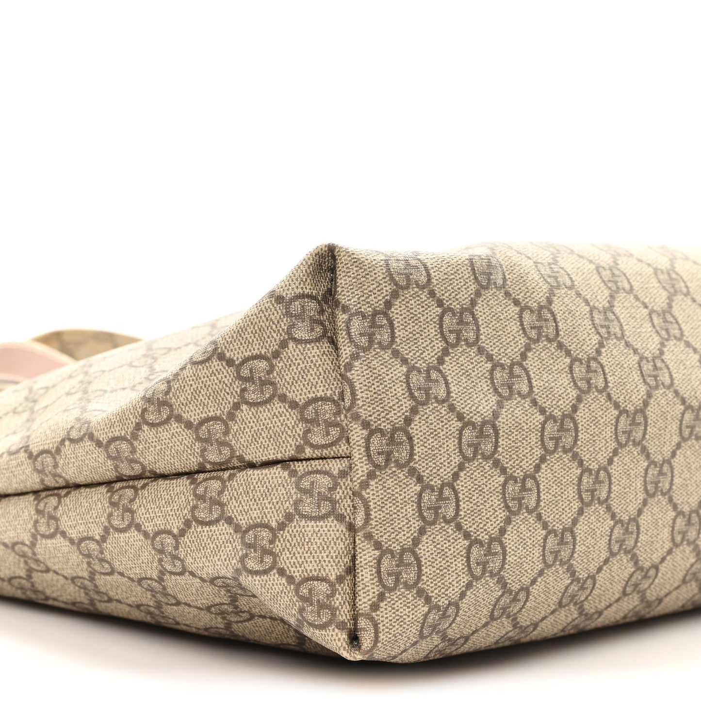 GG Plus Monogram Medium Signature Web Loop Tote Light Brown