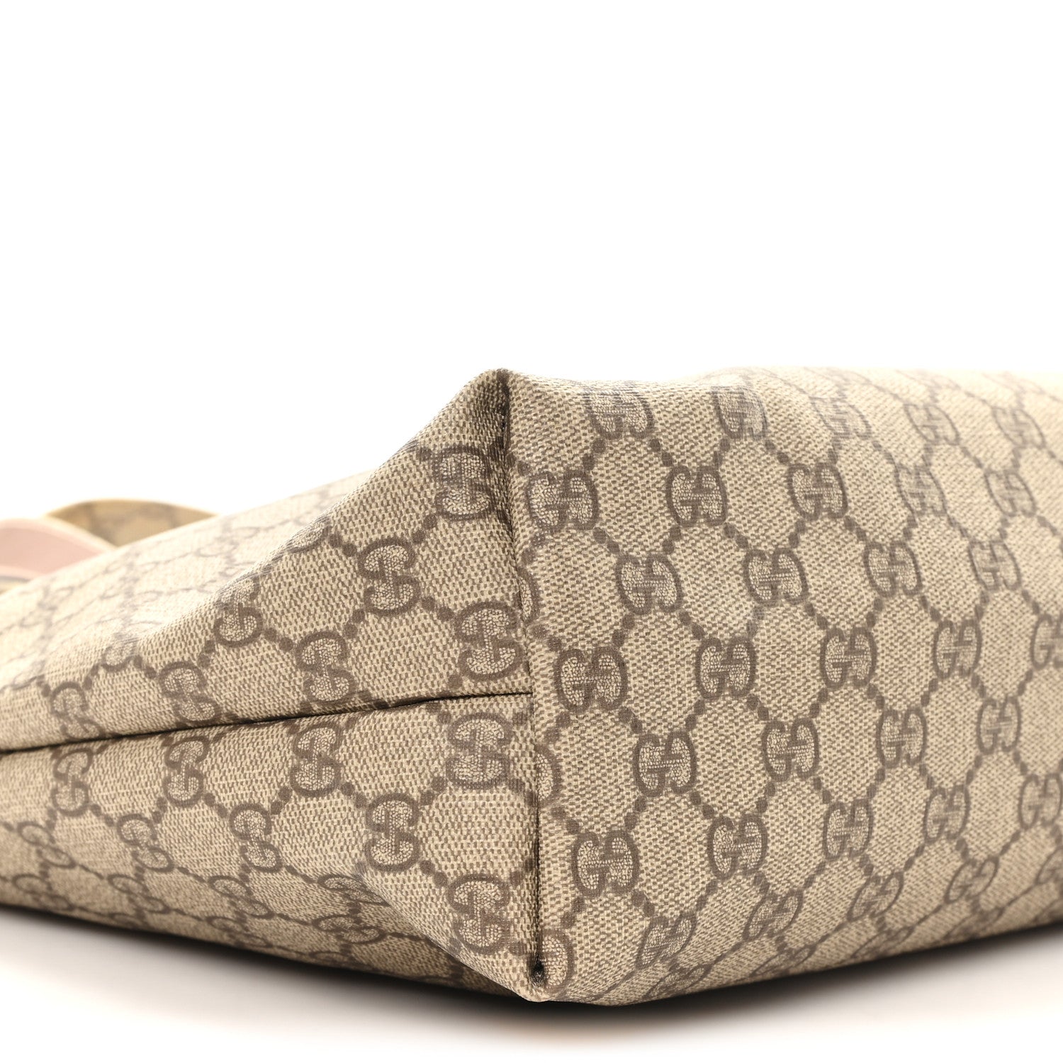 Gucci GG Plus Monogram Medium Signature Web Loop Tote Light Brown 9 of 10