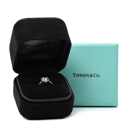 Tiffany Platinum Diamond 1.47ct Novo Engagement Ring 48 4.5 6 of 6