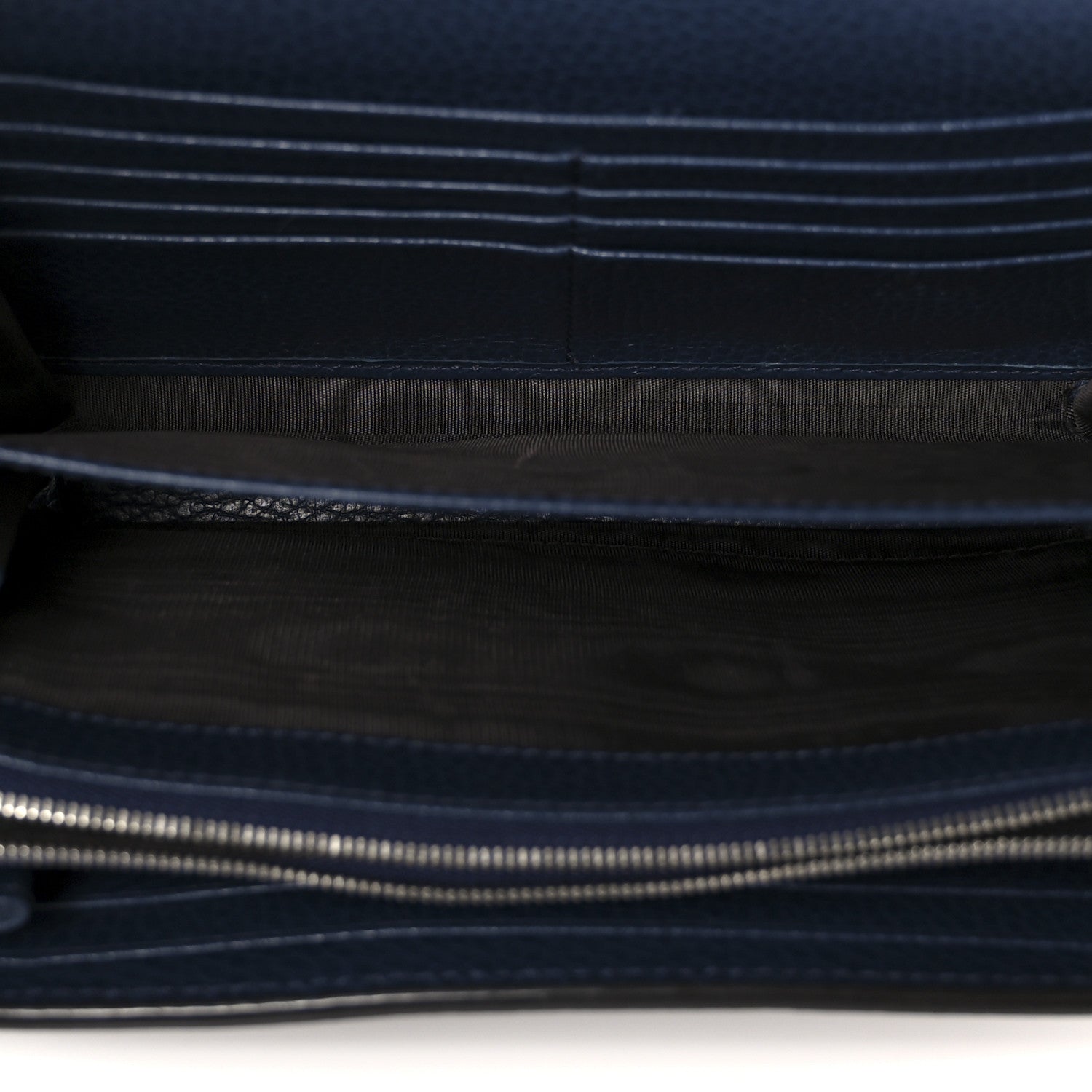 Gucci Dollar Calfskin Crystal Mini Dionysus Chain Wallet Blue Agata Black Diamond 5 of 10