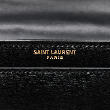 Saint Laurent Calfskin Medium Monogram Sunset Black 7 of 9