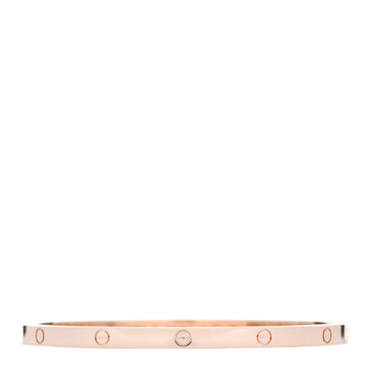 Cartier 18K Pink Gold Small LOVE Bracelet 17 1 of 5