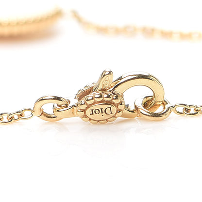 Christian Dior 18K Yellow Gold Diamond Mother of Pearl Rose Des Vents Bracelet 4 of 7