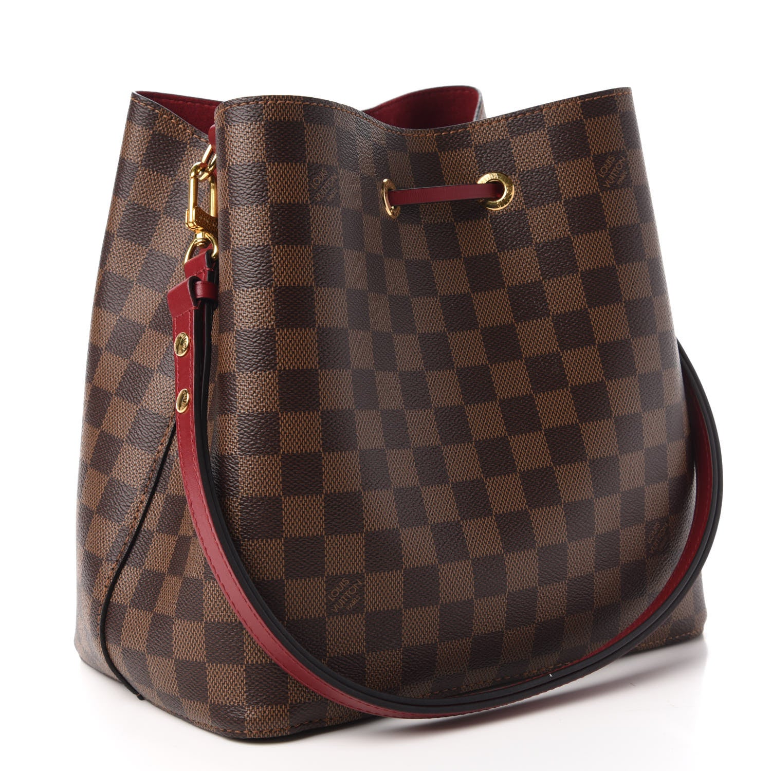 Louis Vuitton Damier Ebene Neonoe MM Cherry Berry 3 of 10