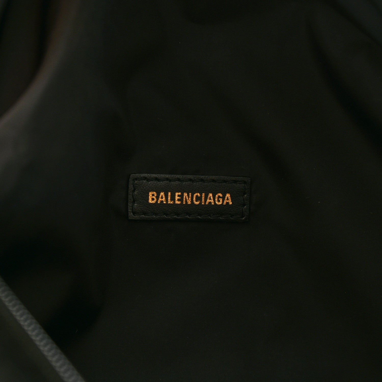 Balenciaga Recycled Sport Nylon Logo Embroidered Wheel Beltpack Black 6 of 9