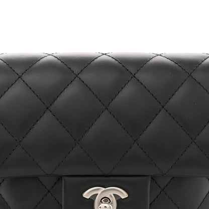 Chanel Calfskin Quilted CC Uniform Flap Belt Bag Black 8 of 10