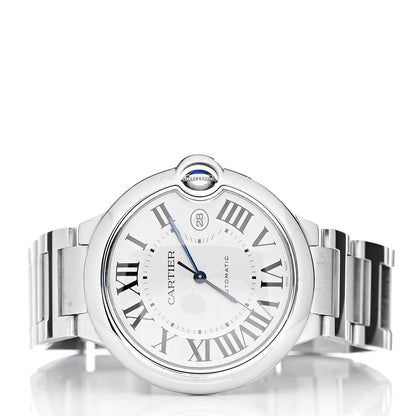Cartier Stainless Steel 42mm Ballon Bleu De Automatic Watch 3 of 7