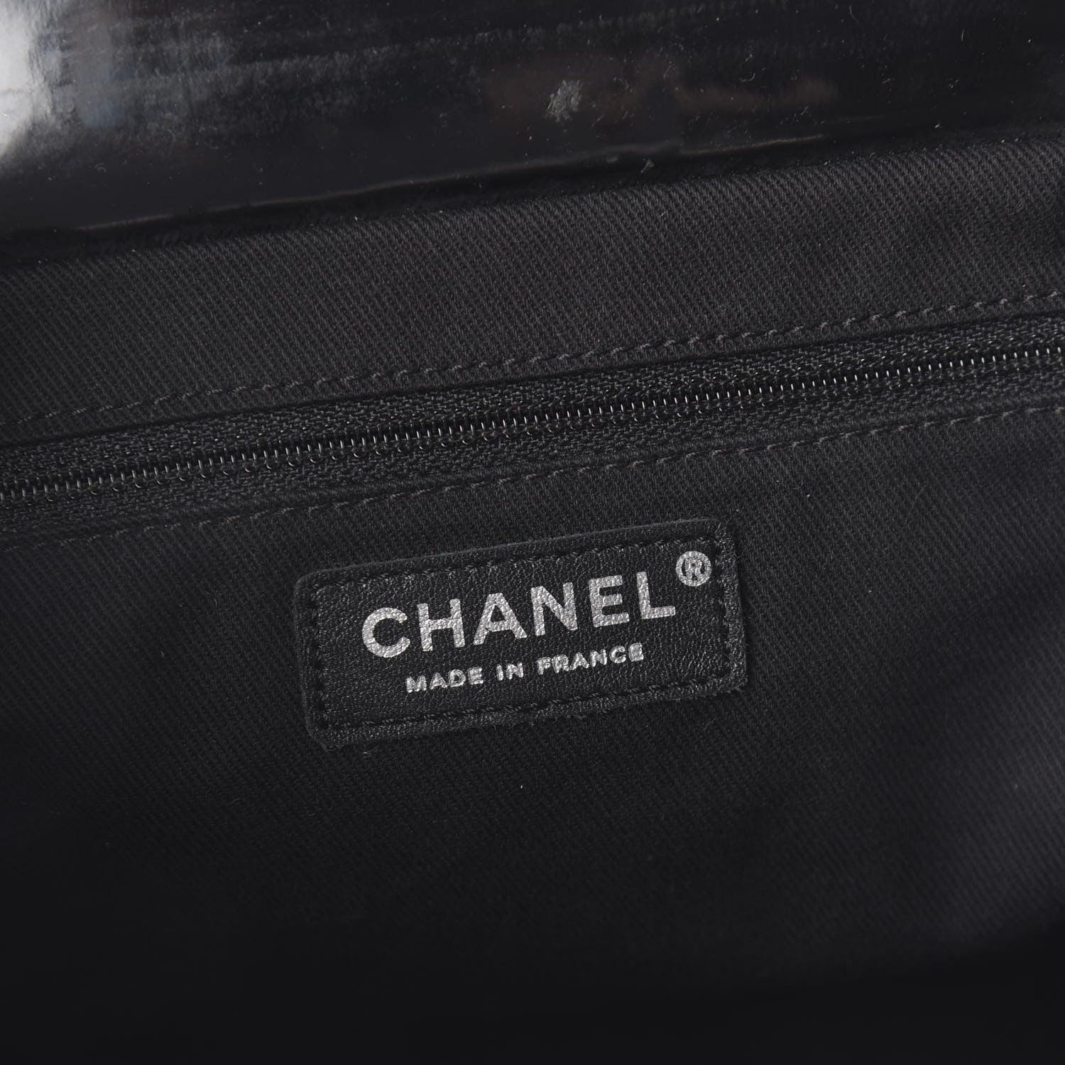 Chanel Patent Tweed Sequin Shopping Tote Multicolor 9 of 11