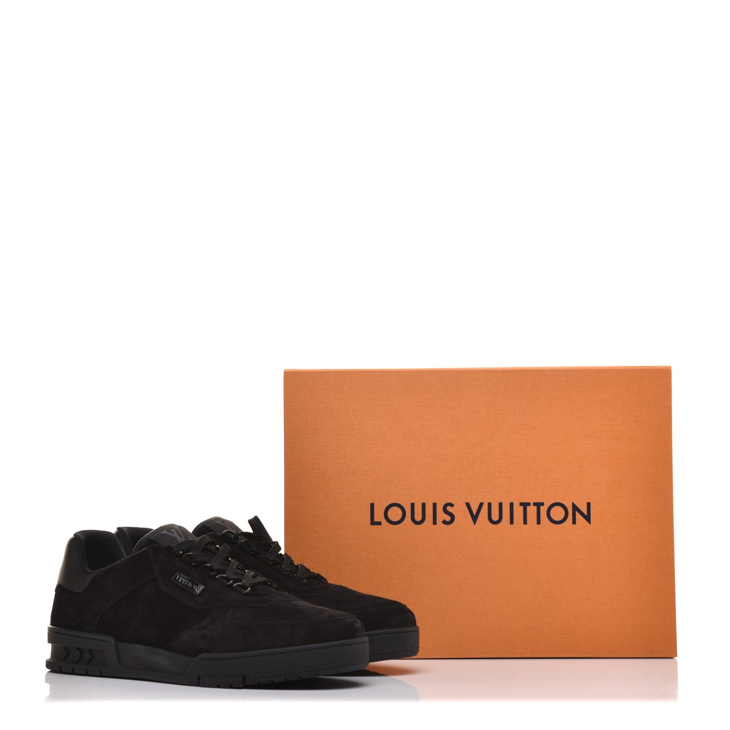 Suede Uniform Sneakers 9.5 Black