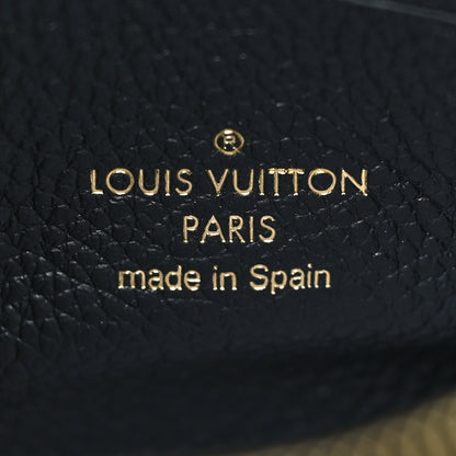 Louis Vuitton Empreinte Monogram Giant Double Zip Pochette Black Cream 7 of 11
