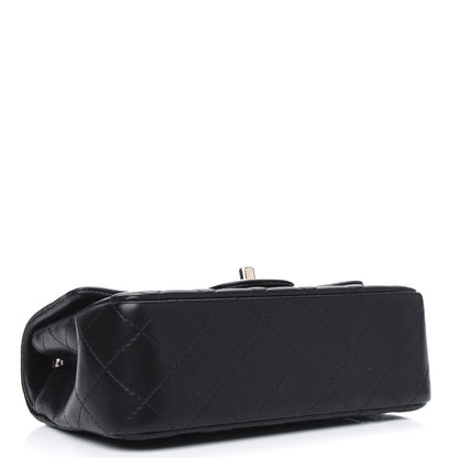 Chanel Lambskin Quilted Mini Rectangular Flap Black 3 of 4