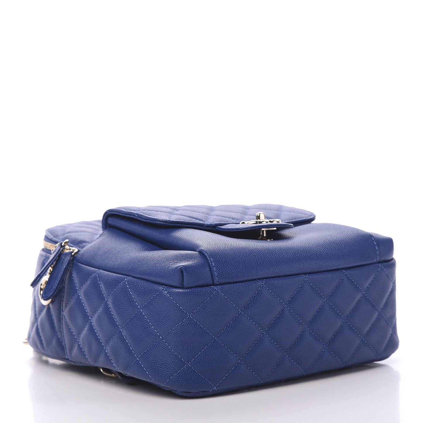 Caviar Quilted Large CC Day Backpack Blue