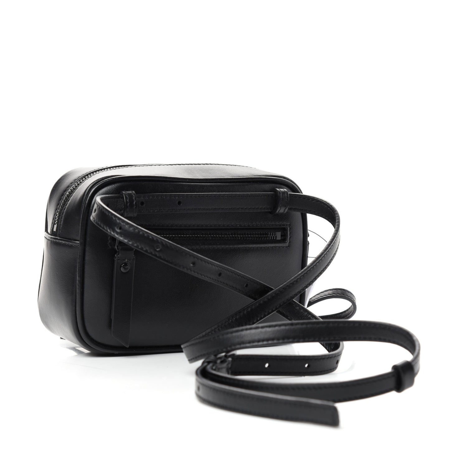 Calfskin Matelasse Monogram Lou Belt Bag Black