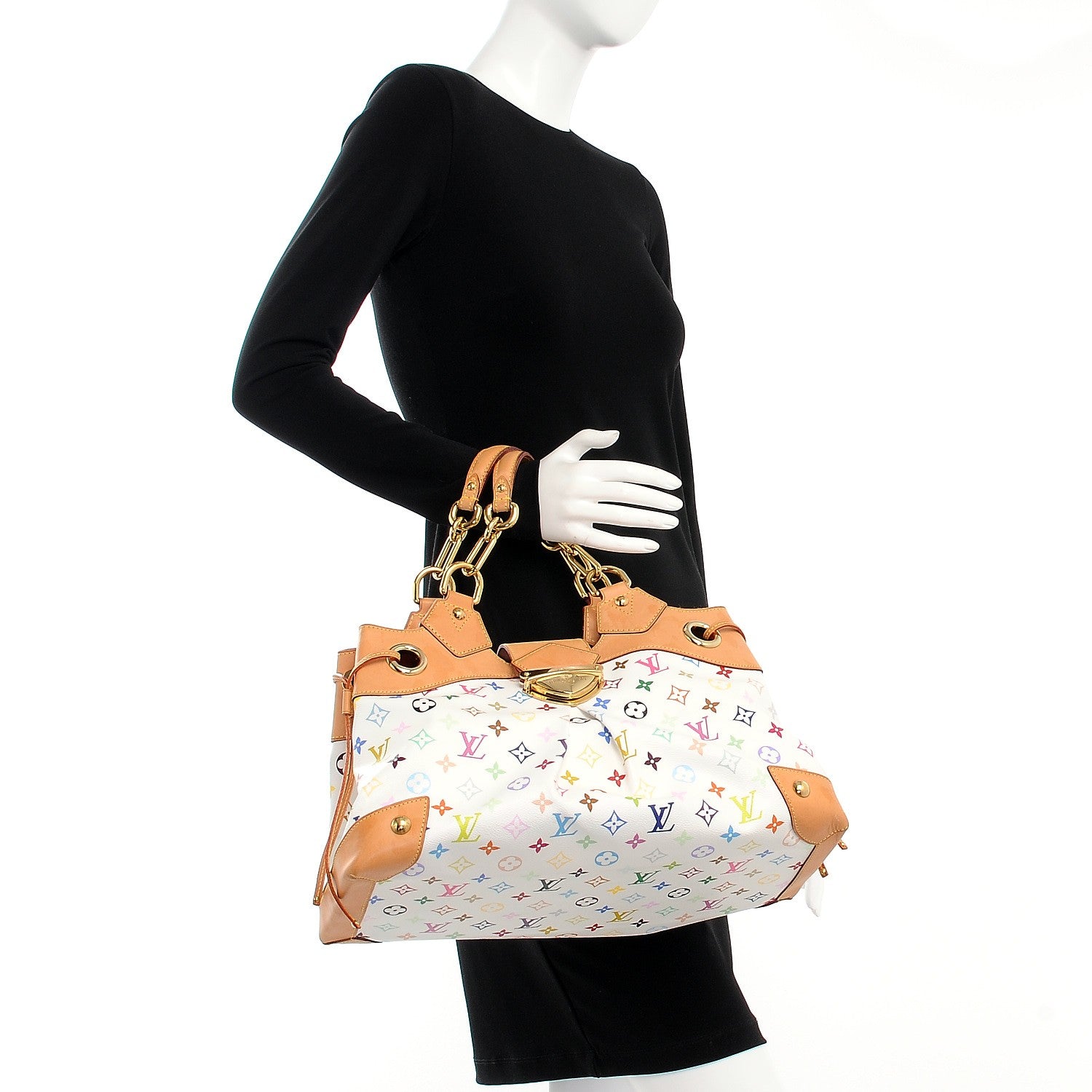 Louis Vuitton Monogram Multicolor Ursula White 2 of 12