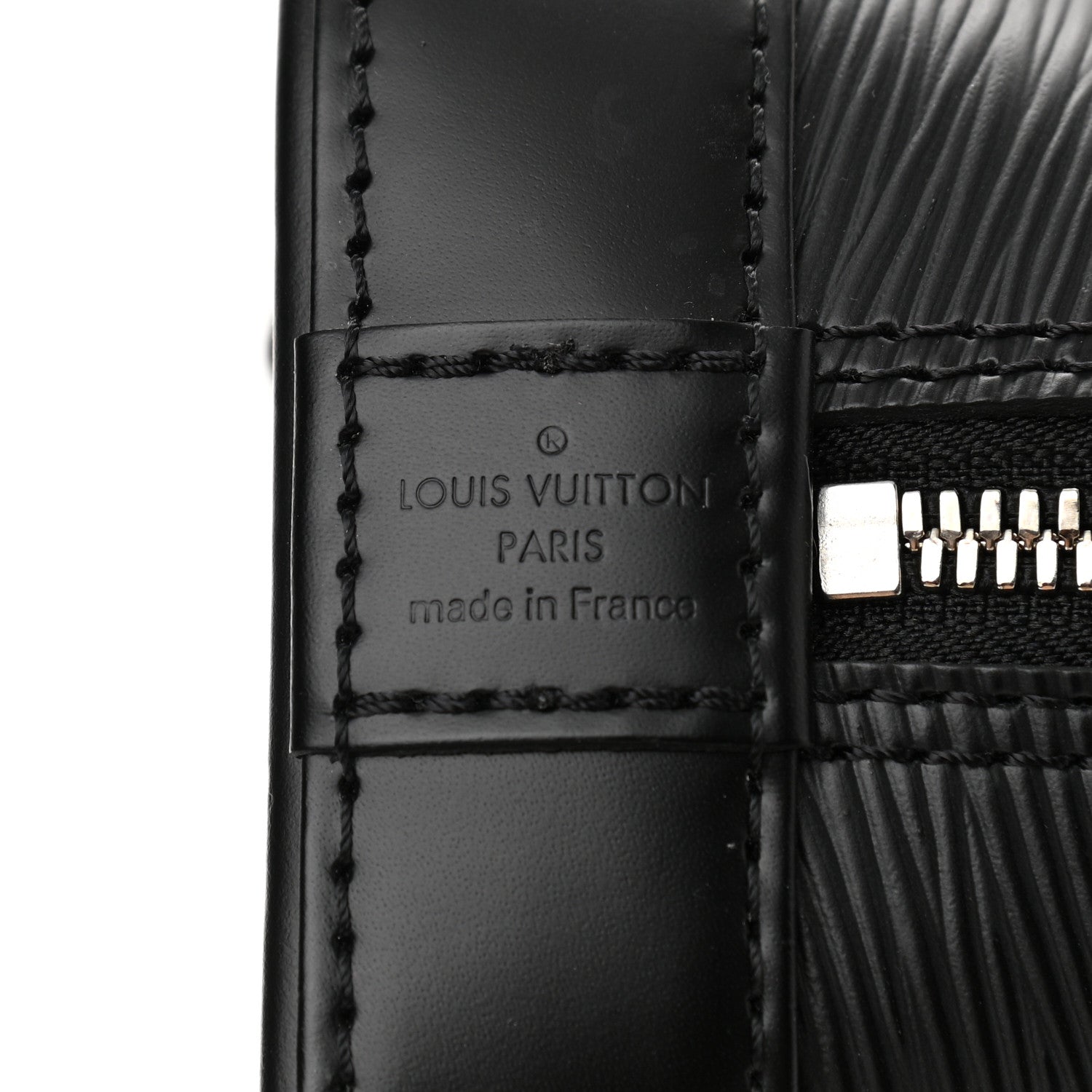 Louis Vuitton Epi Jacquard Alma BB Black 5 of 8