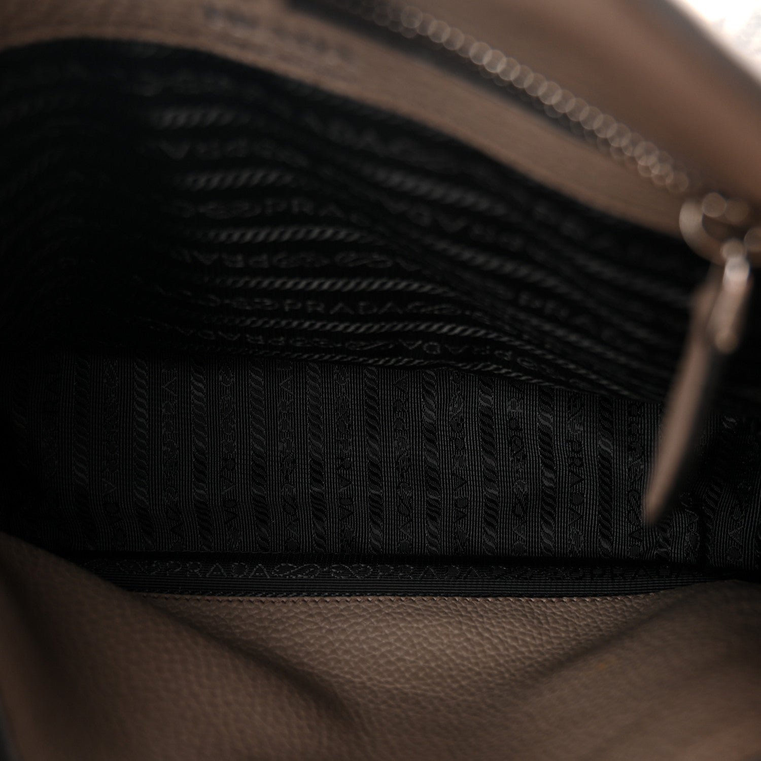 Prada Vitello Daino Soft Hobo Messenger Bag Argilla 5 of 12