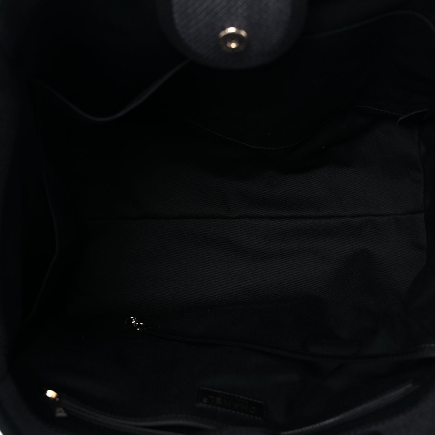 Chanel Canvas Medium Deauville Tote Black 8 of 11