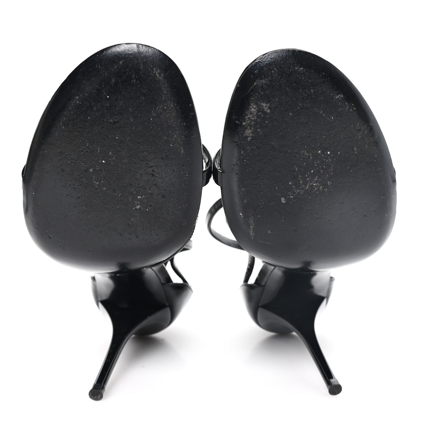 Patent Cassandra 100 Ankle Strap Sandals 38.5 Black