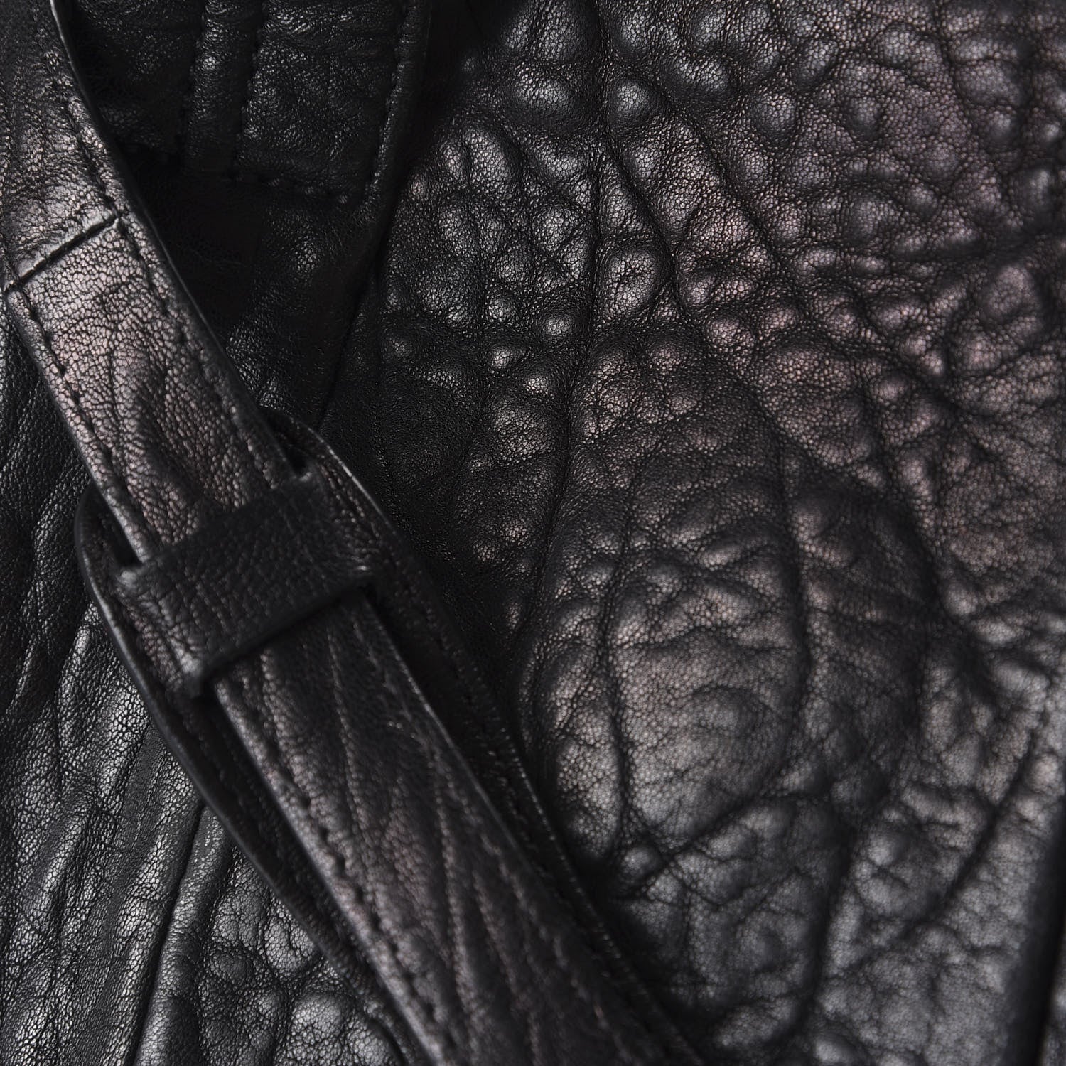 Alexander Wang Pebbled Lambskin Rocco Black Silver Hardware 8 of 8